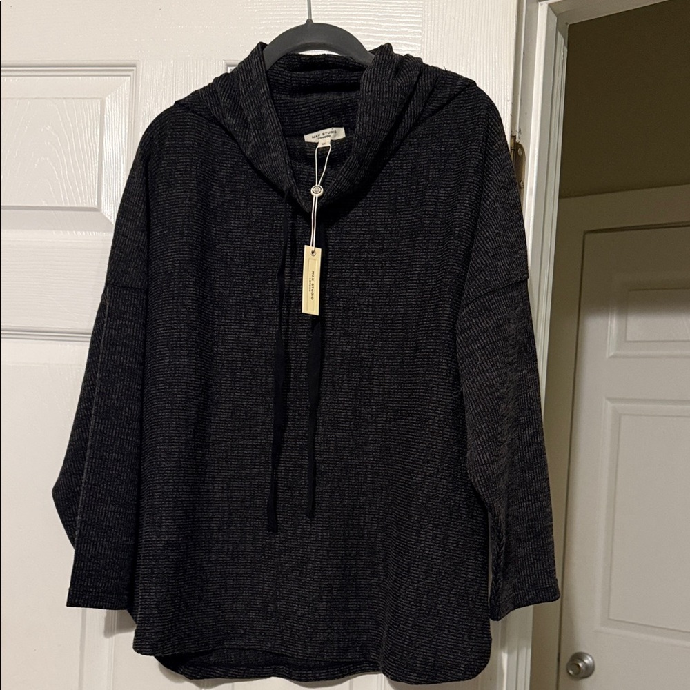 Max Studio Black Cowl Neck Sweater